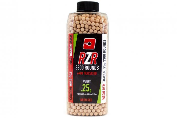 Nuprol RZR 3300rnd 0.25G Red Tracer BBs FB087